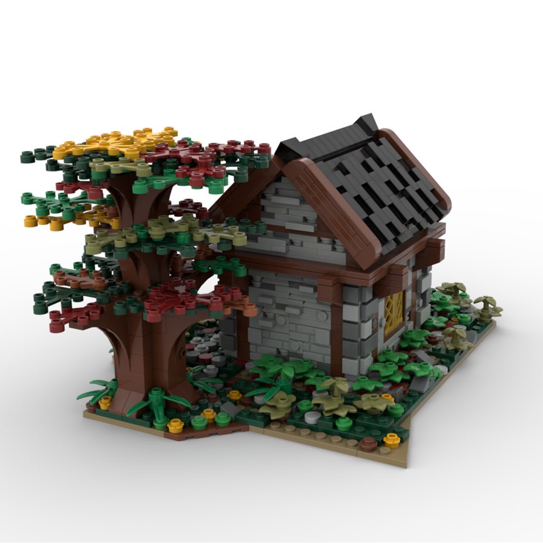 MOC - 182899 little medieval house Klemmbausteine - LesDiyLesDiy