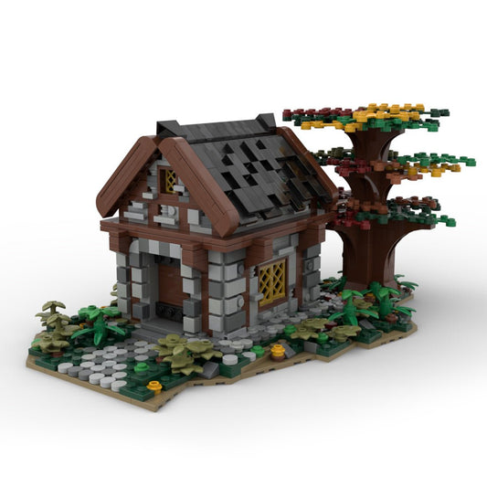 MOC - 182899 little medieval house Klemmbausteine - LesDiyLesDiy