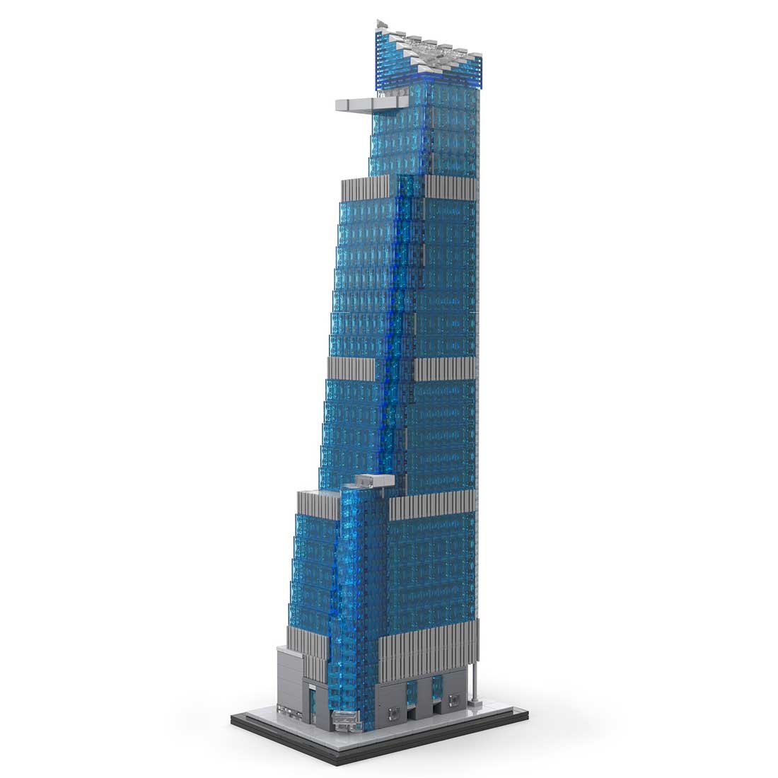 MOC - 183374 30 Hudson Yards 1:800 Scale Klemmbausteine - LesDiyLesDiy