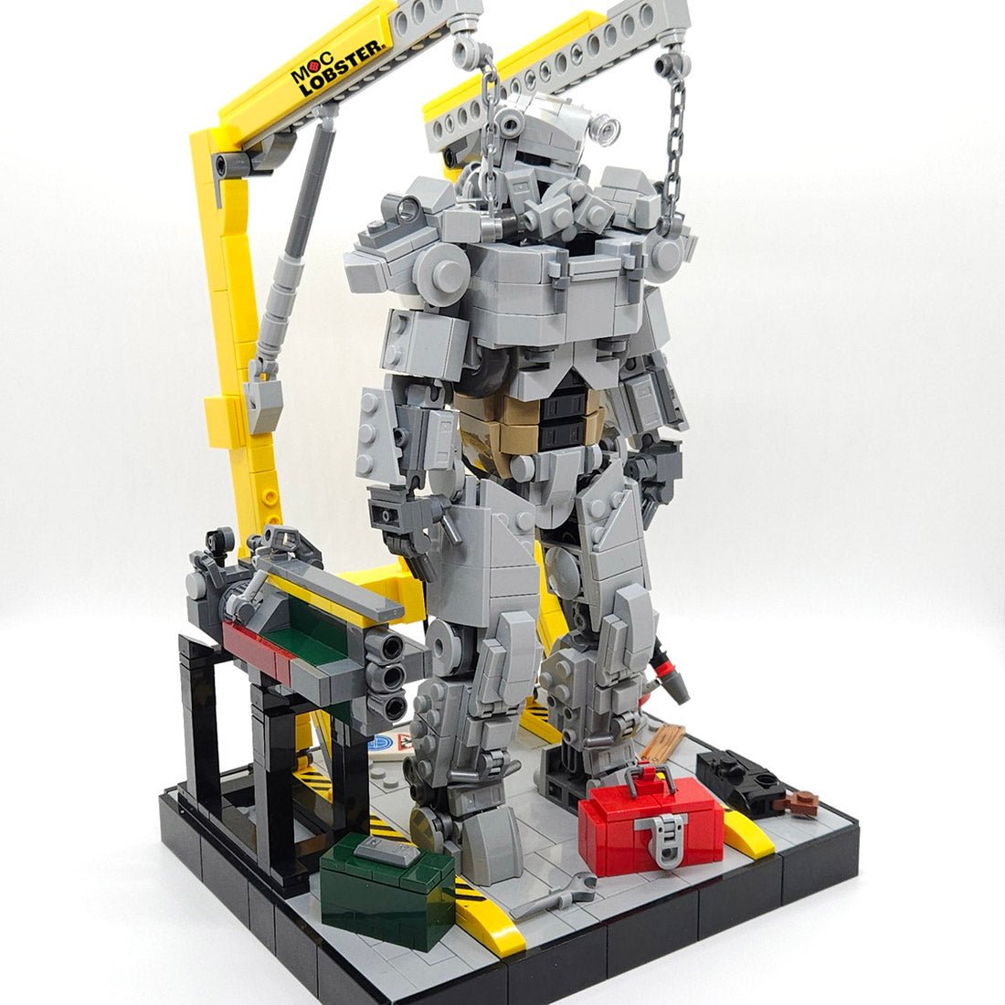 MOC - 183479 Fallout: Power Armor Station + Jetpack mod Klemmbausteine - LesDiyLesDiy