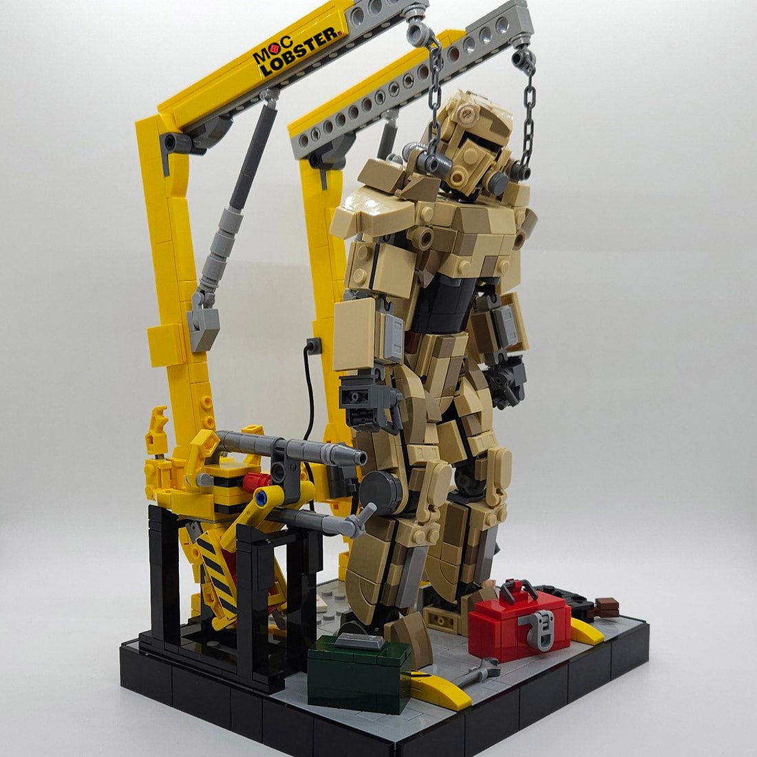 MOC - 183479 Fallout: Power Armor Station + Jetpack mod Klemmbausteine - LesDiyLesDiy