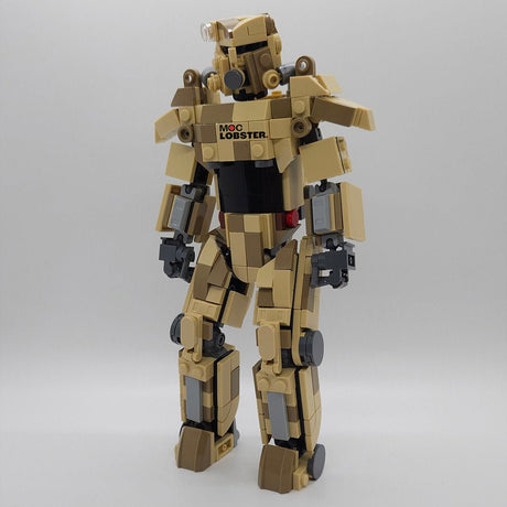 MOC - 183742 Fallout: Desert Camo T - 45 Power Armor Klemmbausteine - LesDiyLesDiy