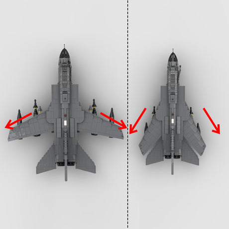 MOC - 183943 Panavia Tornado IDS Klemmbausteine - LesDiyLesDiy