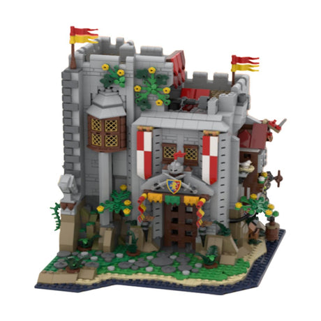 MOC - 184109 Lion's caslte gatekeeper tower Klemmbausteine - LesDiyLesDiy