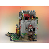 MOC - 184109 Lion's caslte gatekeeper tower Klemmbausteine - LesDiyLesDiy