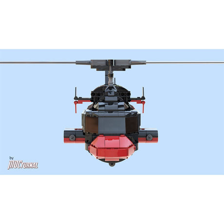 MOC - 184933 MOCturnal AIRWOLF series: REDWOLF Klemmbausteine - LesDiyLesDiy