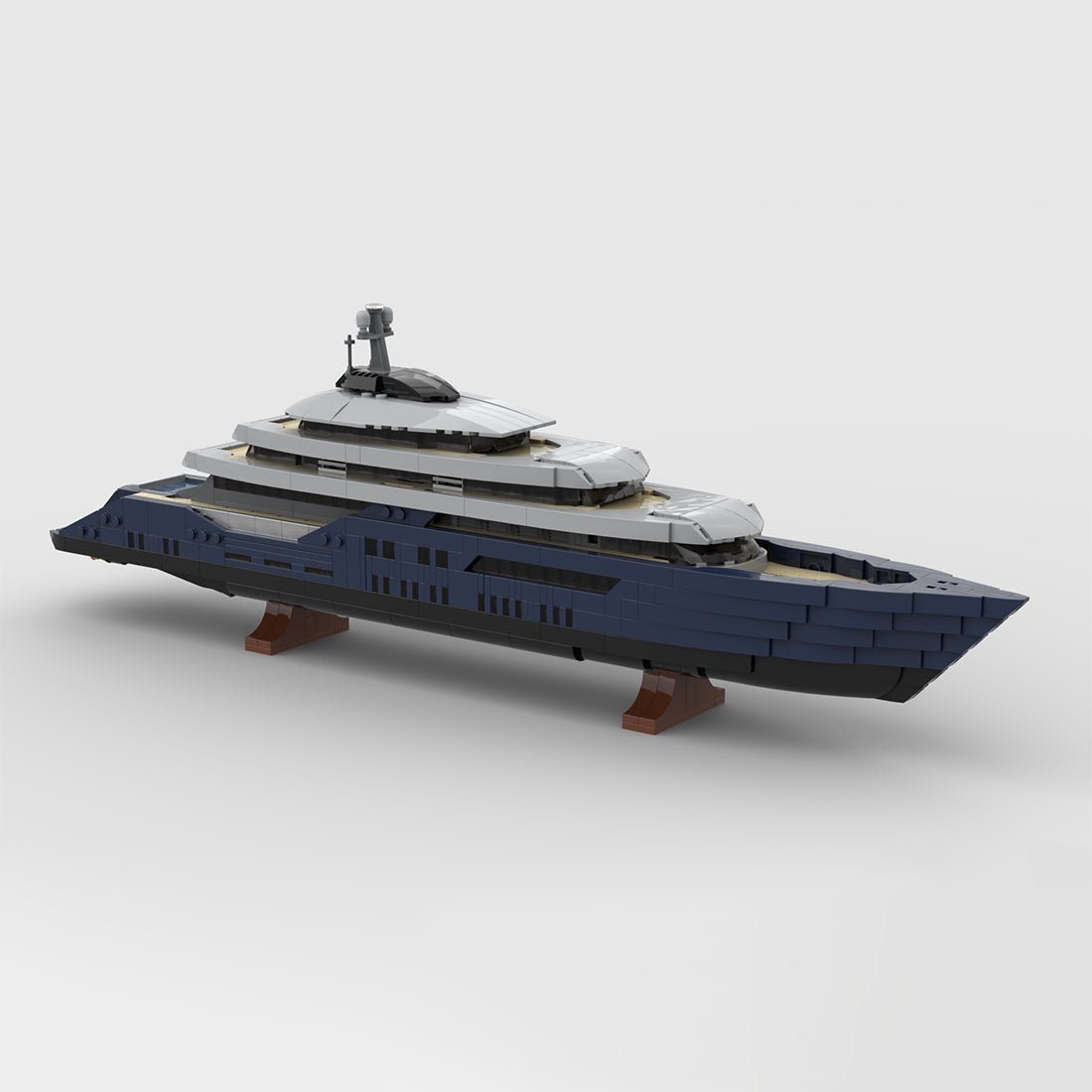 MOC - 185088 Luxury Yacht Klemmbausteine (Mini Scale) - LesDiyLesDiy