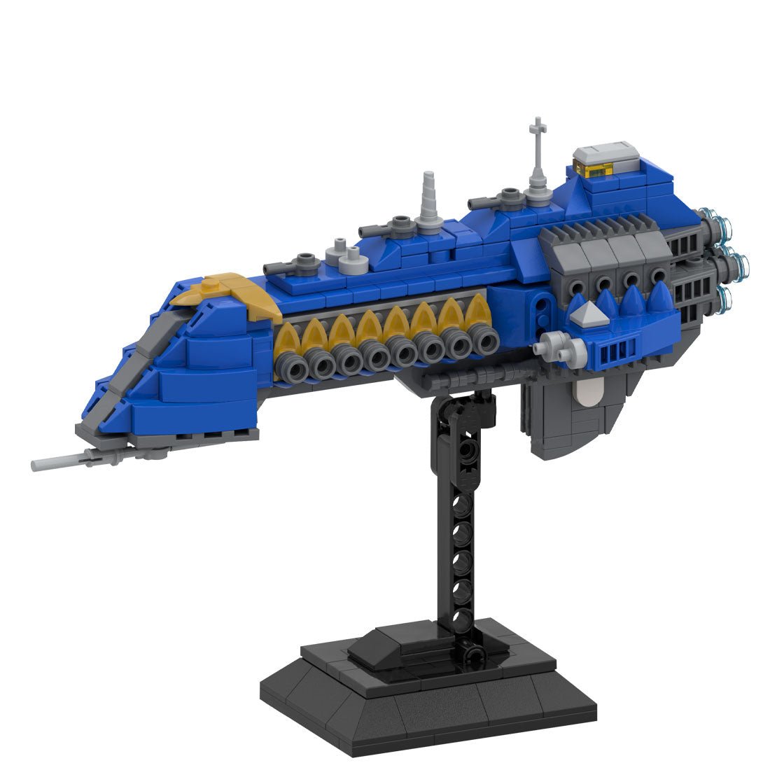 MOC - 185374 Warhammer 40k Heavy Cruiser Klemmbausteine - LesDiyLesDiy