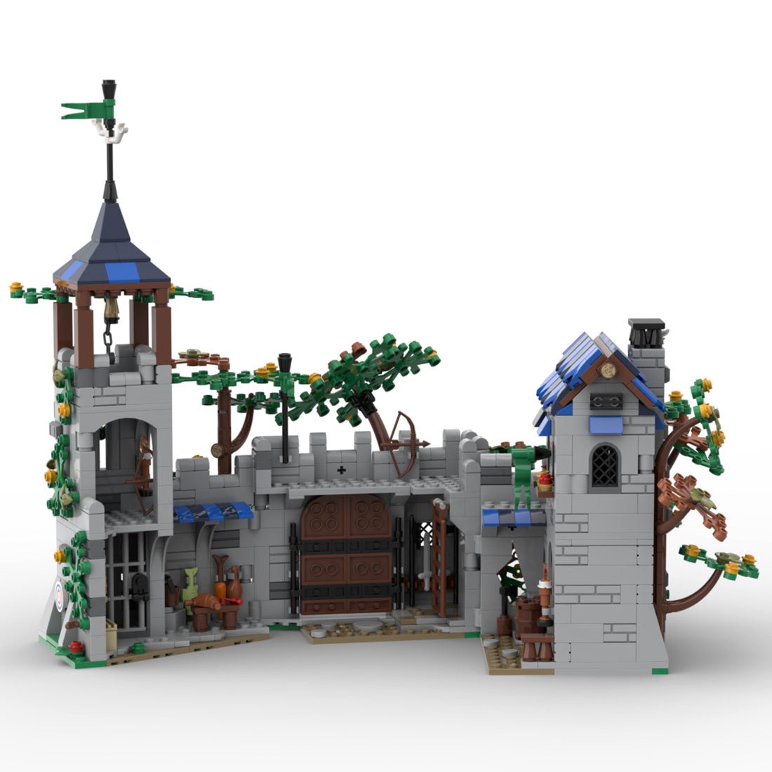 MOC - 185913 Castle Forest - Forestmens Klemmbausteine - LesDiyLesDiy