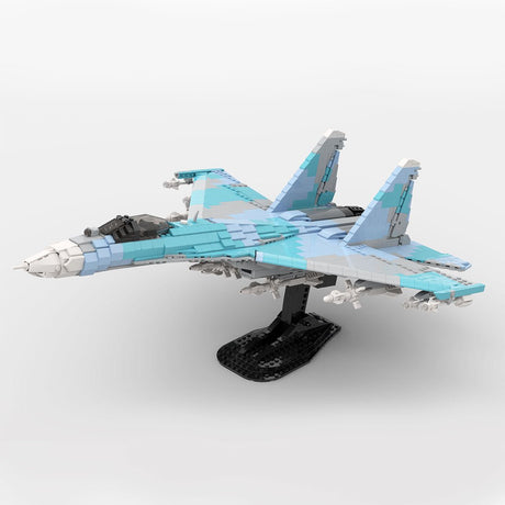 MOC - 186091 Su - 27 Klemmbausteine - LesDiyLesDiy