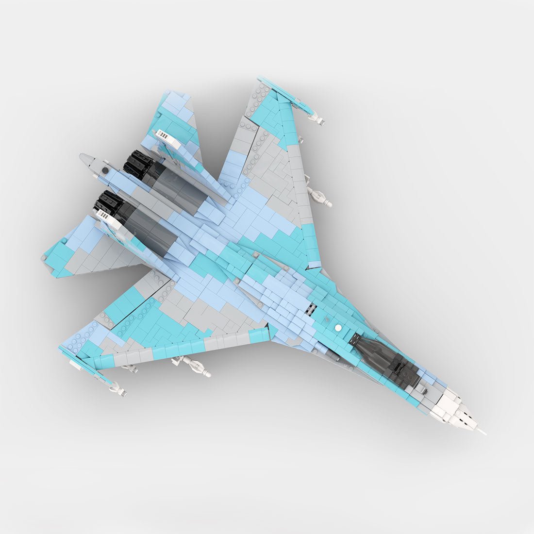 MOC - 186091 Su - 27 Klemmbausteine - LesDiyLesDiy