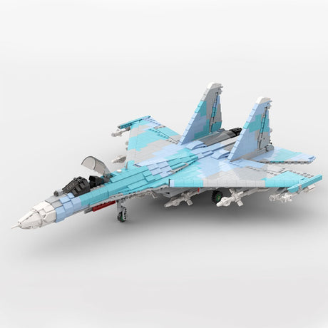 MOC - 186091 Su - 27 Klemmbausteine - LesDiyLesDiy