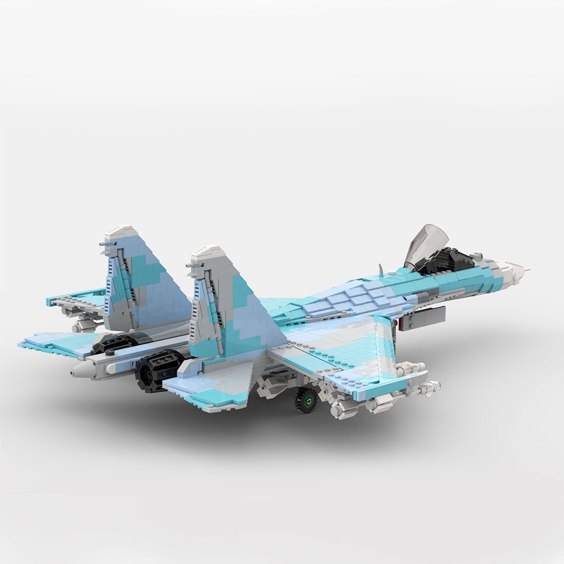 MOC - 186091 Su - 27 Klemmbausteine - LesDiyLesDiy