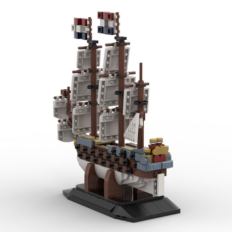 MOC - 186253 Model ship of the Zeven Provinciën Klemmbausteine - LesDiyLesDiy