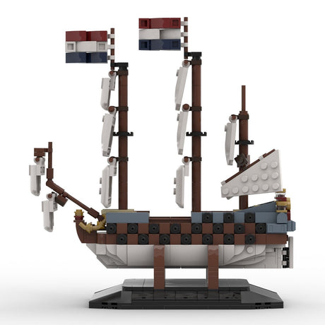 MOC - 186253 Model ship of the Zeven Provinciën Klemmbausteine - LesDiyLesDiy