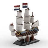 MOC - 186253 Model ship of the Zeven Provinciën Klemmbausteine - LesDiyLesDiy