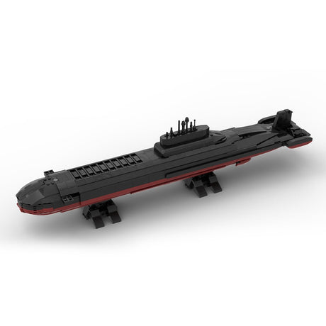 MOC - 186954 Nuclear Submarine TYPHOON | Project 941 Акула - 1:300 Scale Klemmbausteine - LesDiyLesDiy