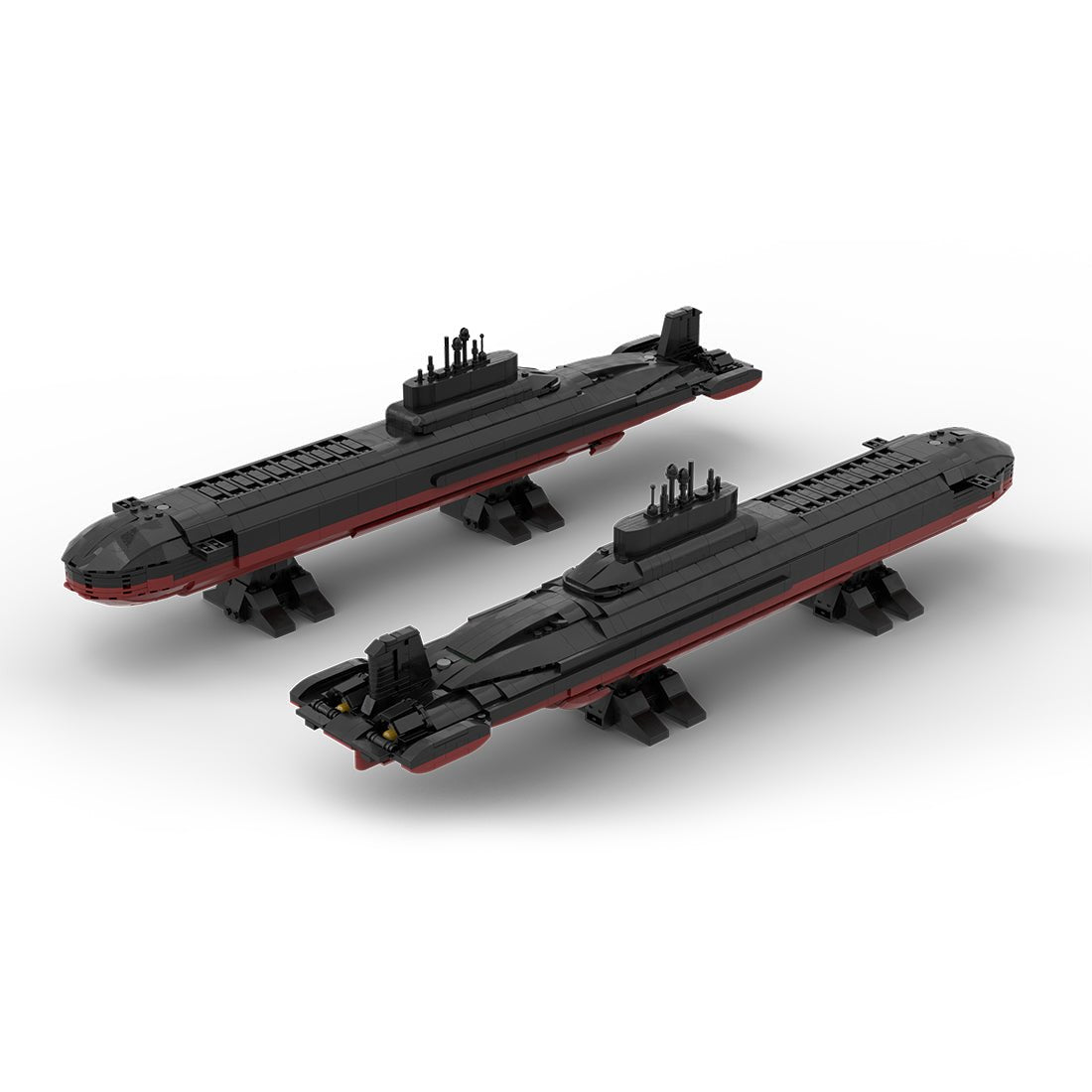 MOC - 186954 Nuclear Submarine TYPHOON | Project 941 Акула - 1:300 Scale Klemmbausteine - LesDiyLesDiy