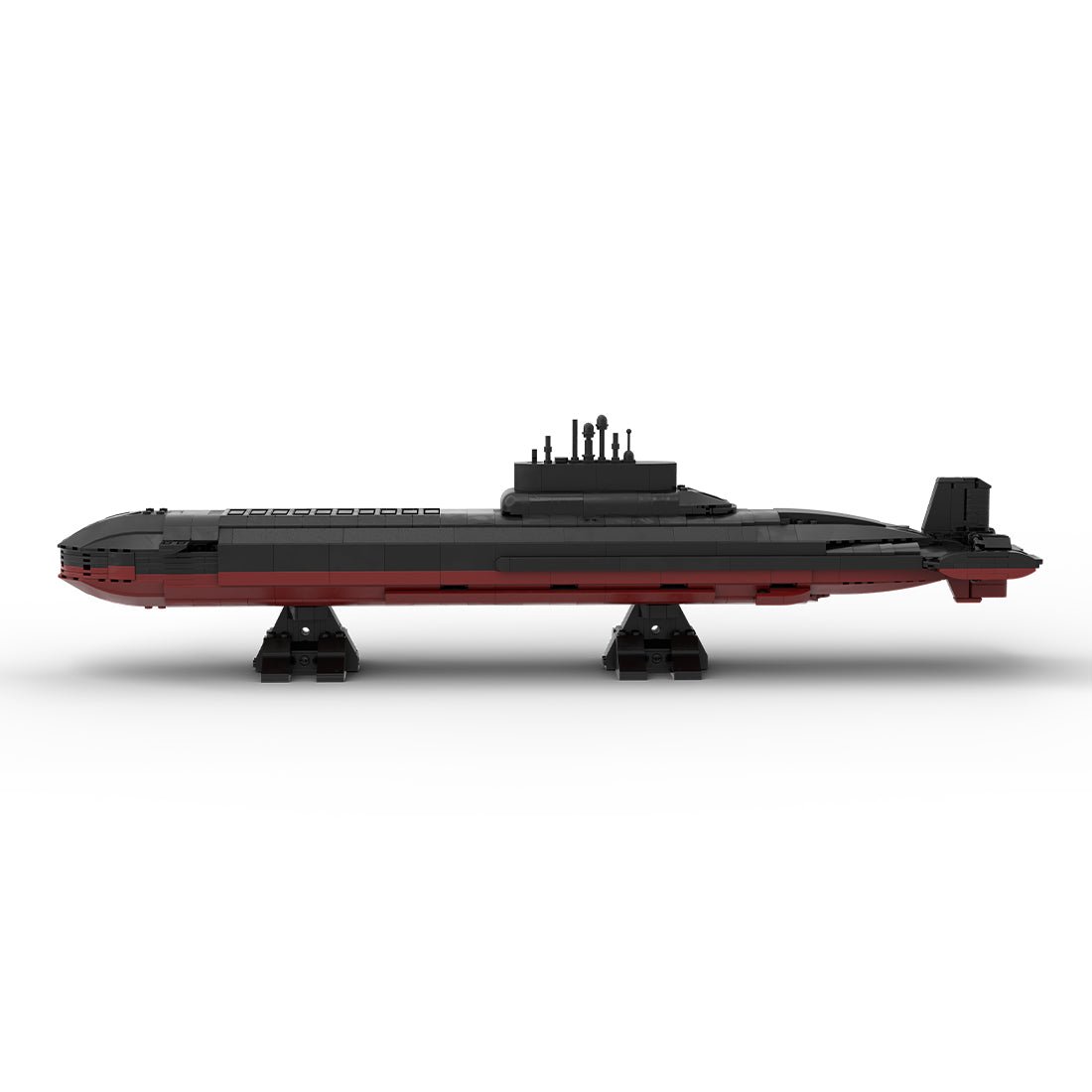 MOC - 186954 Nuclear Submarine TYPHOON | Project 941 Акула - 1:300 Scale Klemmbausteine - LesDiyLesDiy