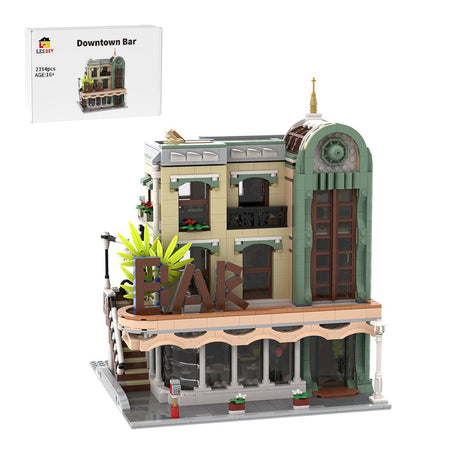 MOC - 187660 Downtown Bar Klemmbausteine - LesDiyLesDiy