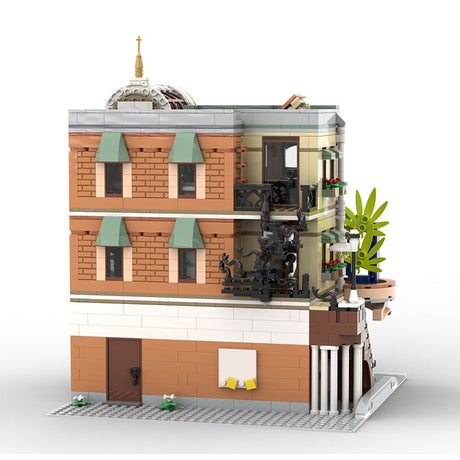 MOC - 187660 Downtown Bar Klemmbausteine - LesDiyLesDiy