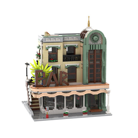 MOC - 187660 Downtown Bar Klemmbausteine - LesDiyLesDiy