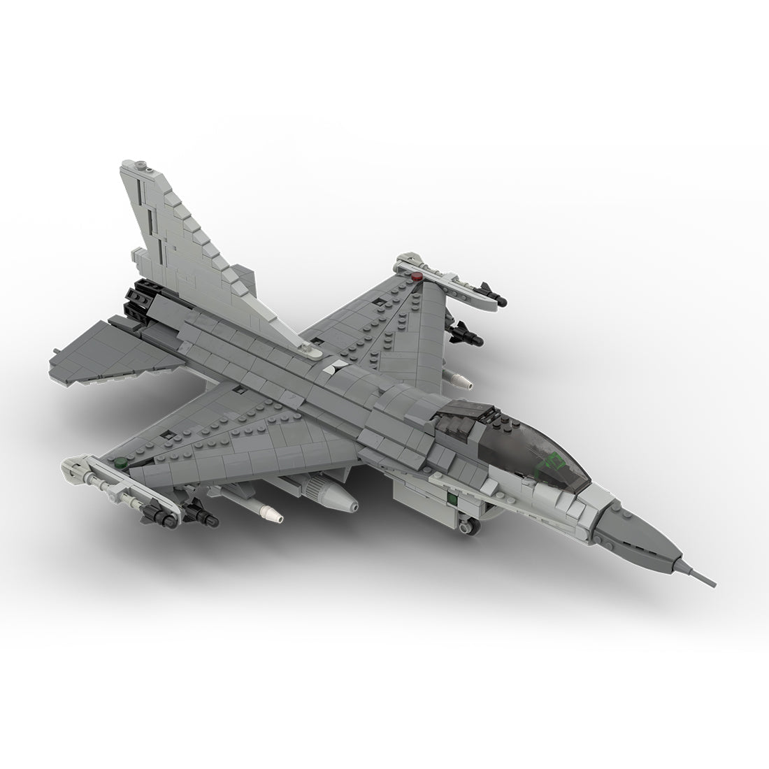 MOC - 187679 F - 16 Fighting Falcon 1:35 Scale (v2) Klemmbausteine - LesDiyLesDiy