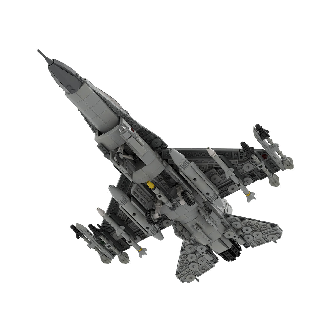 MOC - 187679 F - 16 Fighting Falcon 1:35 Scale (v2) Klemmbausteine - LesDiyLesDiy