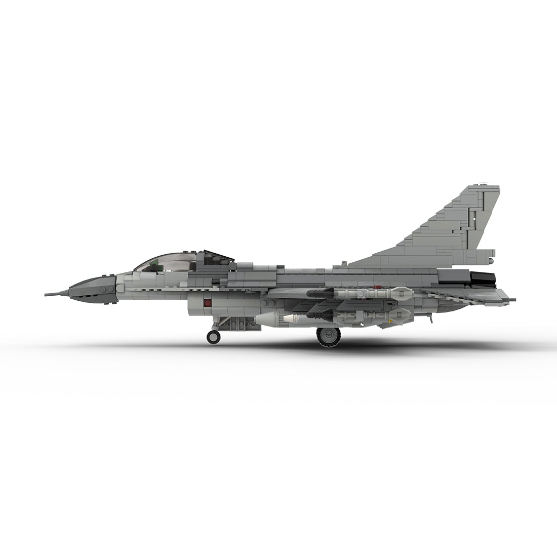 MOC - 187679 F - 16 Fighting Falcon 1:35 Scale (v2) Klemmbausteine - LesDiyLesDiy