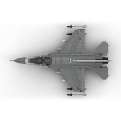 MOC - 187679 F - 16 Fighting Falcon 1:35 Scale (v2) Klemmbausteine - LesDiyLesDiy