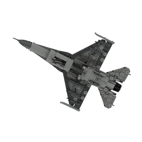 MOC - 187679 F - 16 Fighting Falcon 1:35 Scale (v2) Klemmbausteine - LesDiyLesDiy