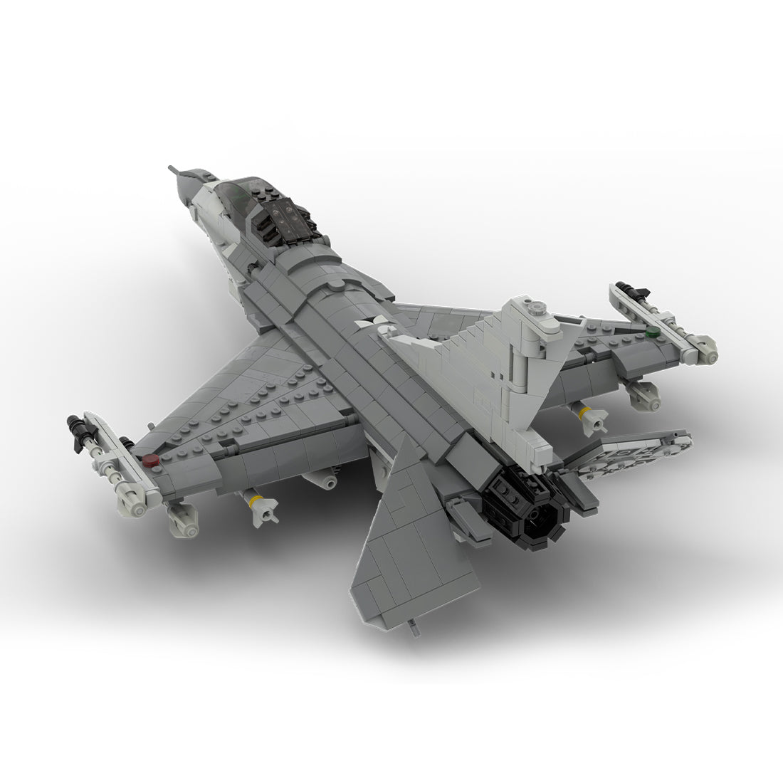 MOC - 187679 F - 16 Fighting Falcon 1:35 Scale (v2) Klemmbausteine - LesDiyLesDiy