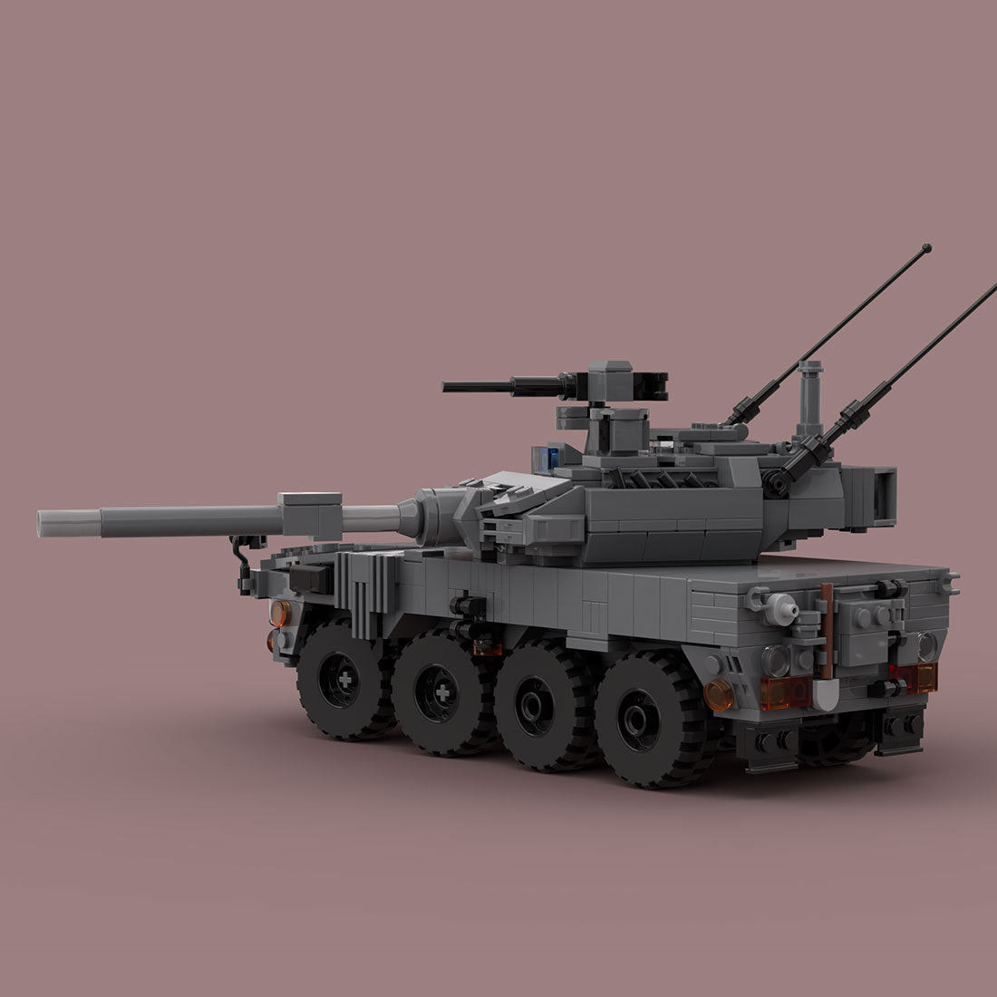 MOC - 188788 Type 16 MCV | JSDF Wheeled Fighting Vehicle Klemmbausteine - LesDiyLesDiy