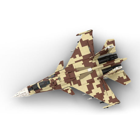 MOC - 188968 Sukhoi SU - 37 TERMINATOR - 1:34 Scale (v2) Klemmbausteine - LesDiyLesDiy