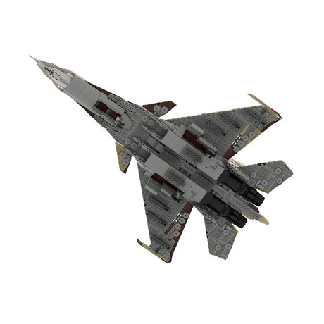 MOC - 188968 Sukhoi SU - 37 TERMINATOR - 1:34 Scale (v2) Klemmbausteine - LesDiyLesDiy