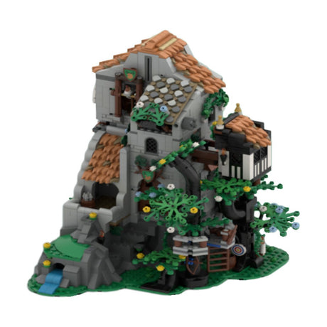 MOC - 189040 Forest Castle Klemmbausteine - LesDiyLesDiy