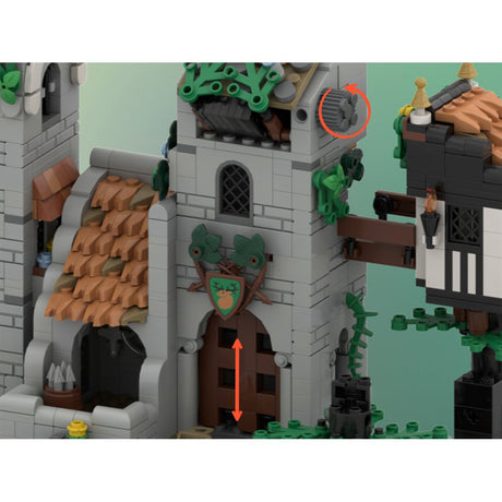 MOC - 189040 Forest Castle Klemmbausteine - LesDiyLesDiy