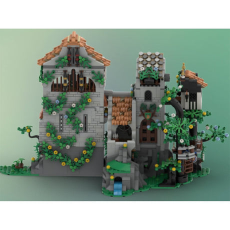 MOC - 189040 Forest Castle Klemmbausteine - LesDiyLesDiy