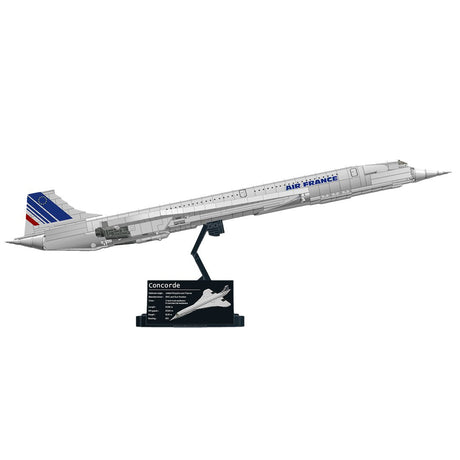 MOC 1/90 Concorde Verkehrsflugzeug Klemmbausteine - LesDiyLesDiy