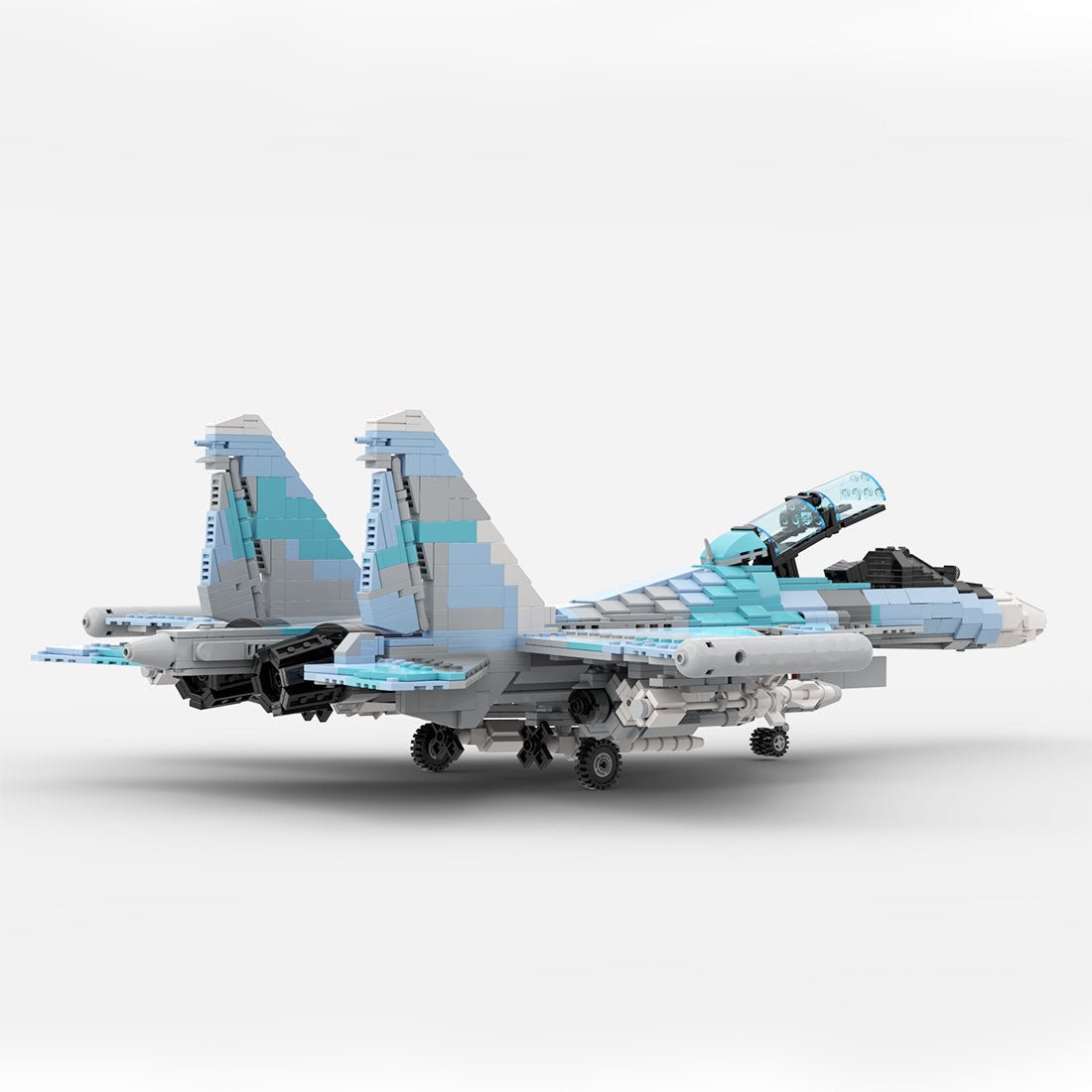 MOC - 190101 Su - 30 Klemmbausteine - LesDiyLesDiy