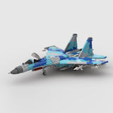 MOC - 190642 Ukrainian Su - 27 Klemmbausteine - LesDiyLesDiy