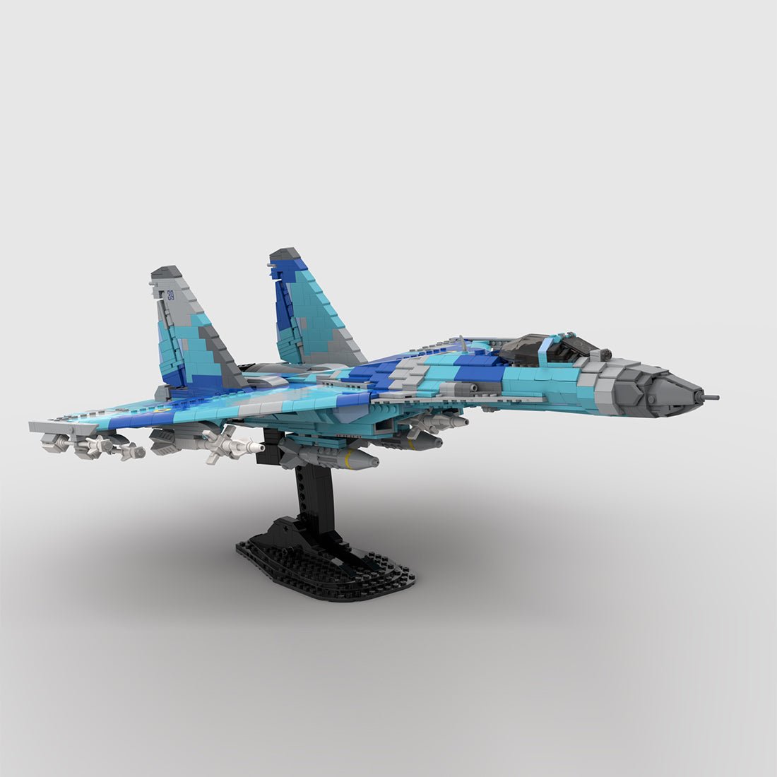 MOC - 190642 Ukrainian Su - 27 Klemmbausteine - LesDiyLesDiy