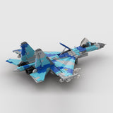 MOC - 190642 Ukrainian Su - 27 Klemmbausteine - LesDiyLesDiy