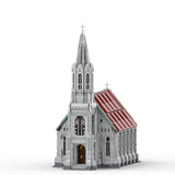 MOC - 191002 Church Klemmbausteine - LesDiyLesDiy