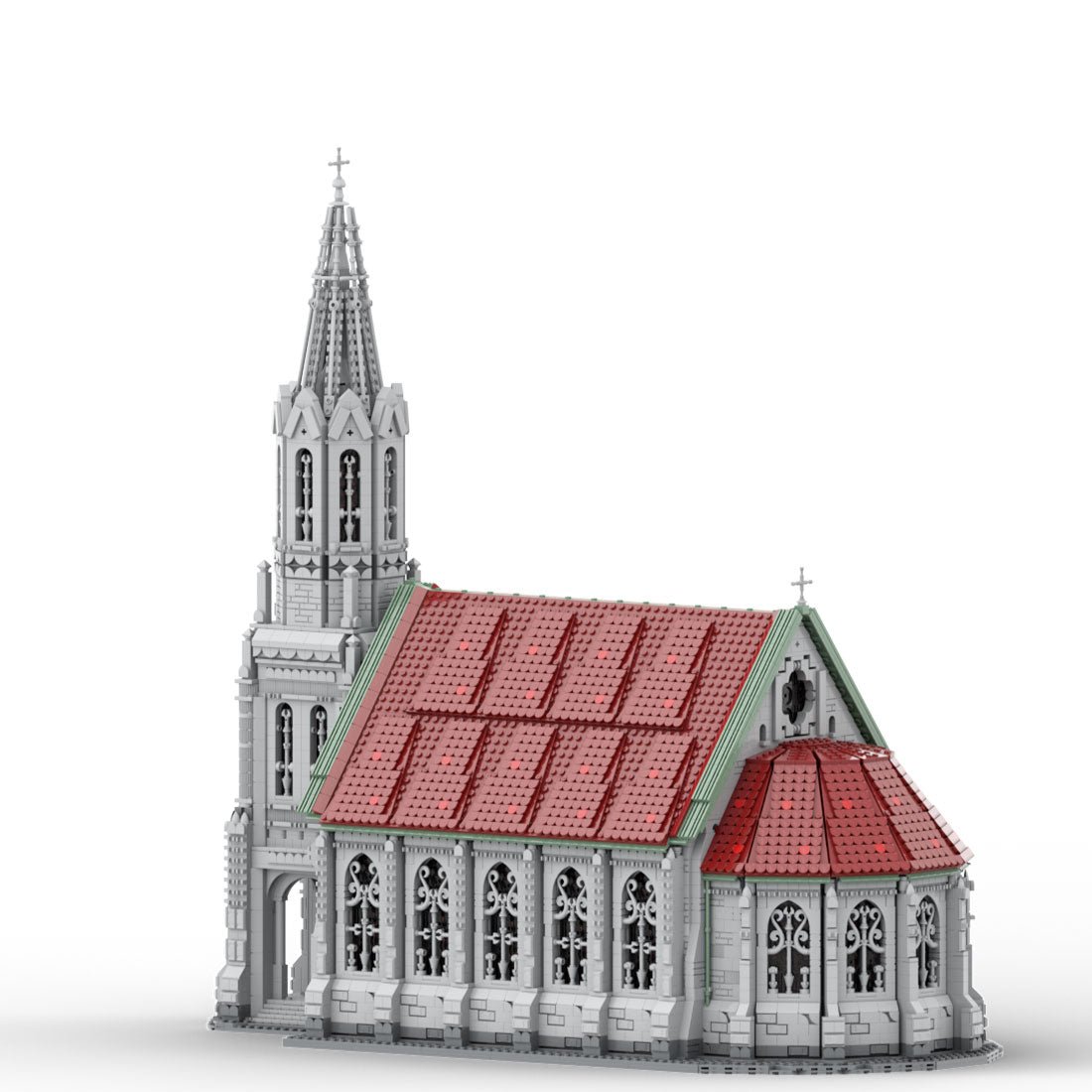 MOC - 191002 Church Klemmbausteine - LesDiyLesDiy