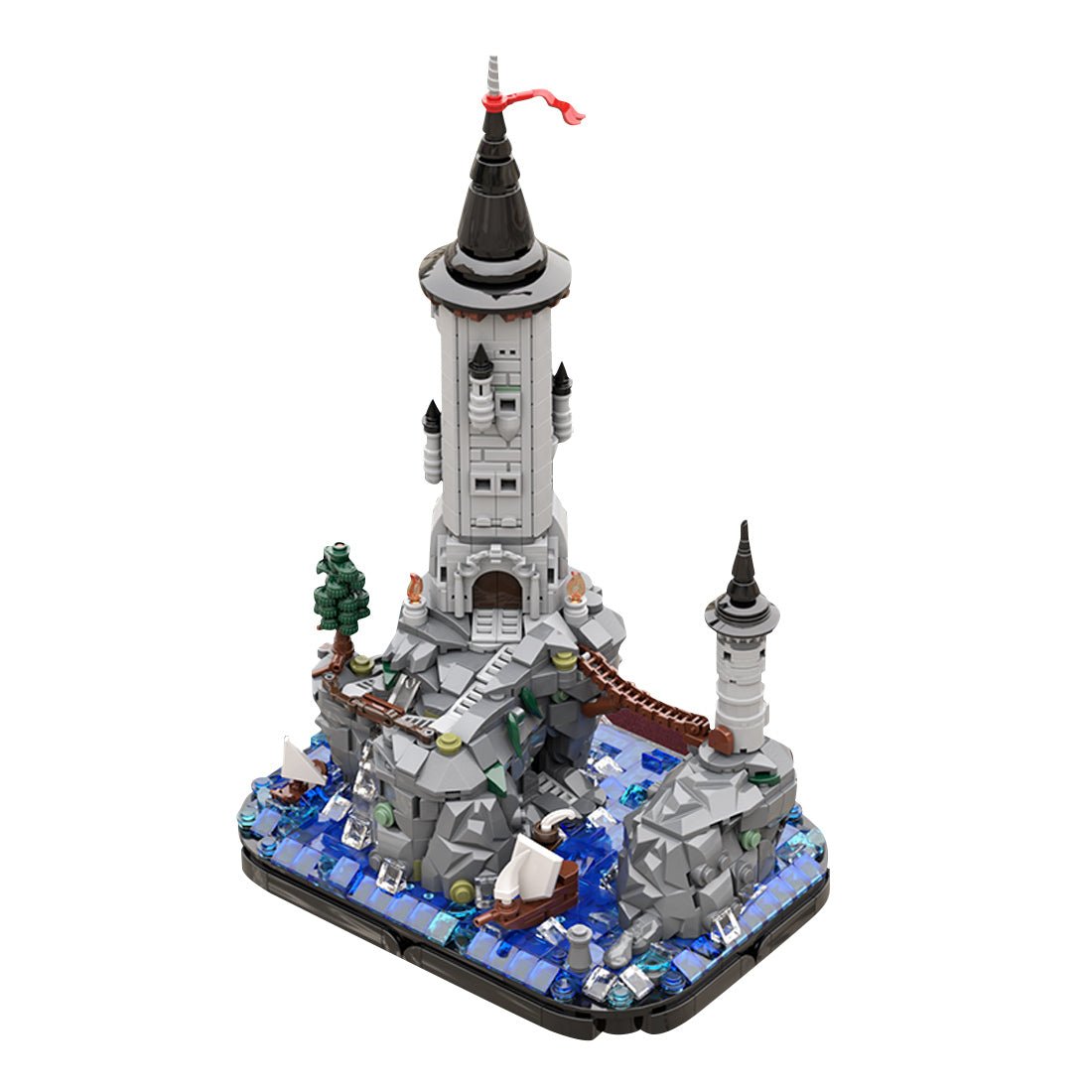 MOC - 191497 Tower in The Coast Klemmbausteine - LesDiyLesDiy