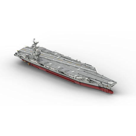 MOC - 192566 CVN - 78 Gerald R. Ford | Aircraft Carrier - 1:300 Scale klemmbausteine - LesDiyLesDiy