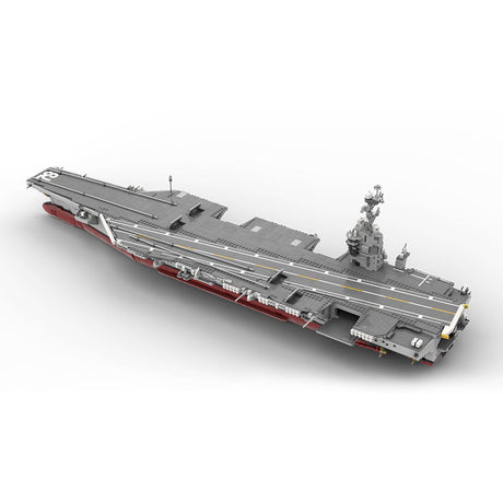 MOC - 192566 CVN - 78 Gerald R. Ford | Aircraft Carrier - 1:300 Scale klemmbausteine - LesDiyLesDiy