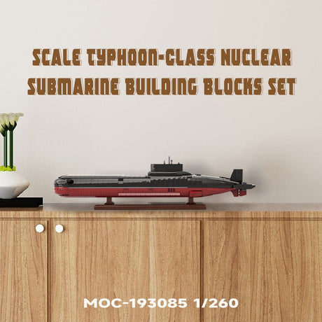 MOC - 193085 Typhoon Class Submarine klemmbausteine - LesDiyLesDiy