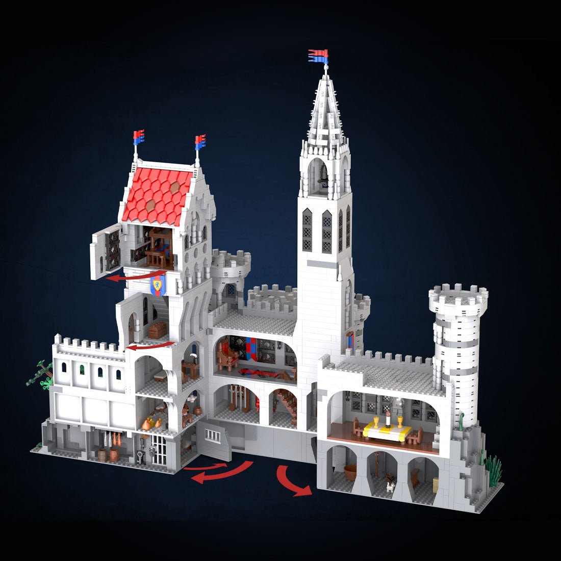 MOC - 193221 King's Castle - The King returns Klemmbausteine - LesDiyLesDiy